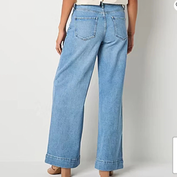 a.n.a Women's High-rise Loose-fit Wide-leg Denim Jeans - Picture 12 of 12